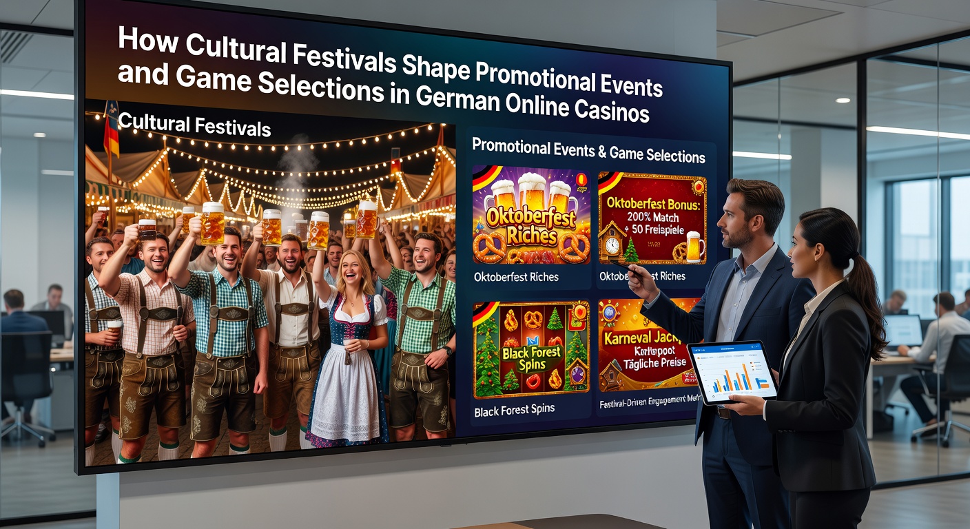 Spielauswahl und Festival-Themen in deutschen Online-Casinos