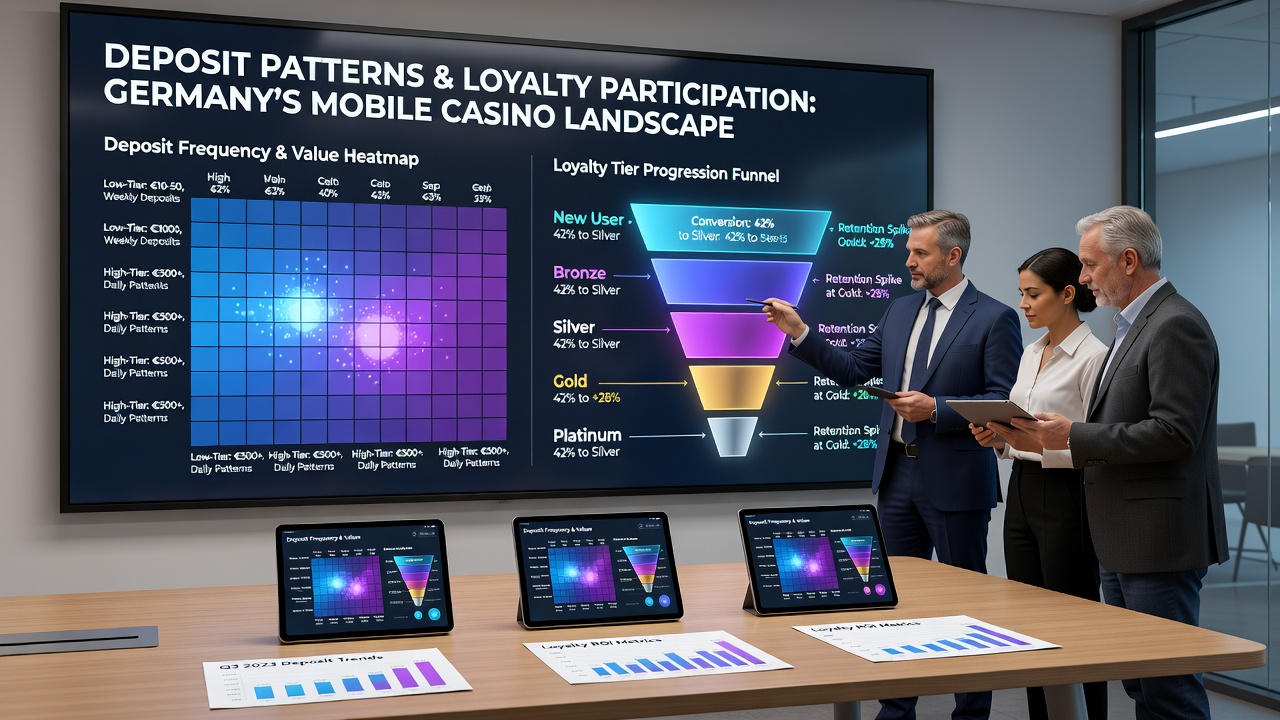 Detaillierte Darstellung von Einzahlungsdaten und Loyalitätsstufen in deutschen mobilen Casinos